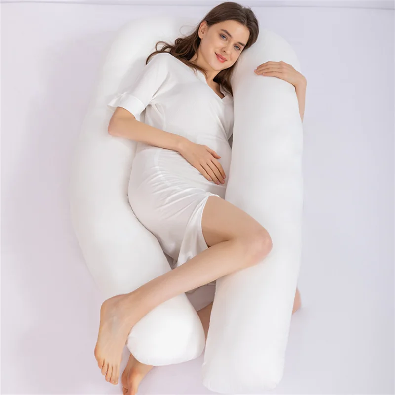 Высококачественная U-образная подушка для беременных женщин, принадлежности для поддержки живота, большая, для сна, для кормления 
Высококачественная U-образная подушка для беременных женщин, принадлежности для поддержки живота, большая, для сна, для кормления