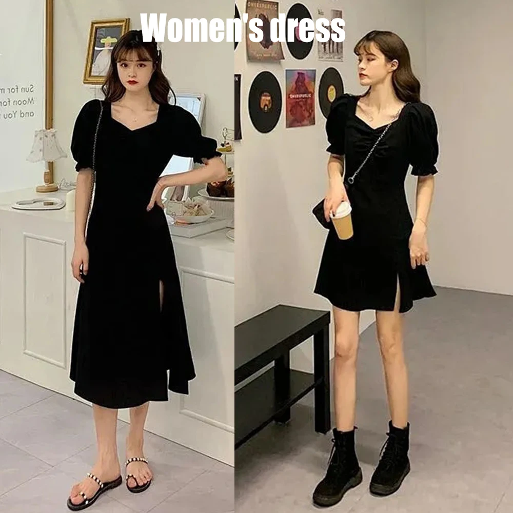 Black Dress Ant Cloth Large Size Square Collar High Waist Splitting Skirt for Summer LXH
Black Dress Ant Cloth Large Size Square Collar High Waist Splitting Skirt for Summer LXH