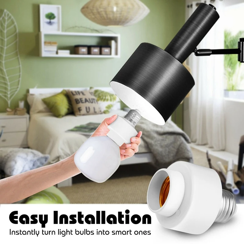 10 Pack Tuya Smart Life Wifi Smart Light Bulb Socket Adapter E27 Switch Work with Amazon Alexa Google Home IFTTT
10 Pack Tuya Smart Life Wifi Smart Light Bulb Socket Adapter E27 Switch Work with Amazon Alexa Google Home IFTTT