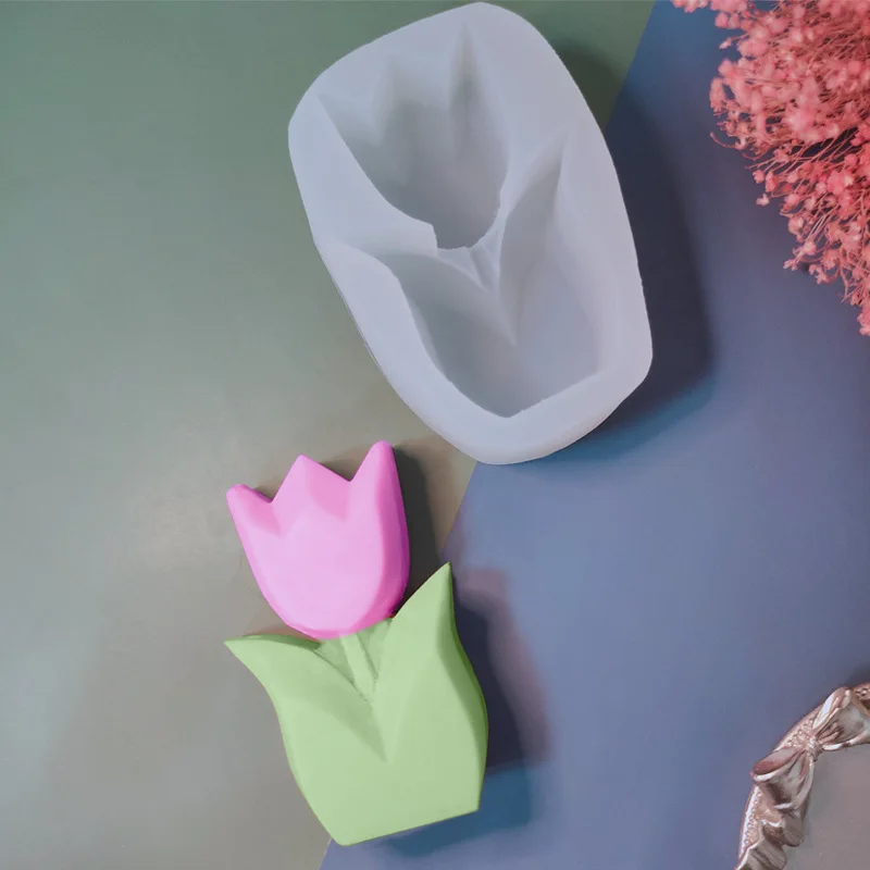 3D Tulip Flower Candle Mold Craft Art Silicone Mold for DIY Soap Plaster Handmade Aromatherapy Candle Making
3D Tulip Flower Candle Mold Craft Art Silicone Mold for DIY Soap Plaster Handmade Aromatherapy Candle Making