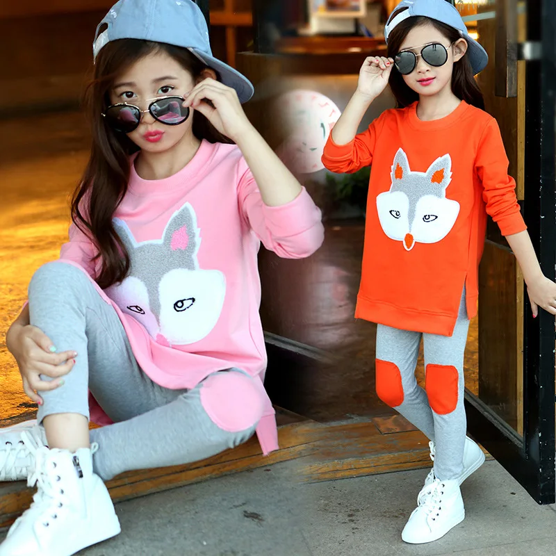 Girls Clothing Sets Spring Autumn Kids Cartoo Sweatshirts+Pants Suit Girl Tracksuit Long Sleeve Children Clothes Set 3-12 Years
Girls Clothing Sets Spring Autumn Kids Cartoo Sweatshirts+Pants Suit Girl Tracksuit Long Sleeve Children Clothes Set 3-12 Years