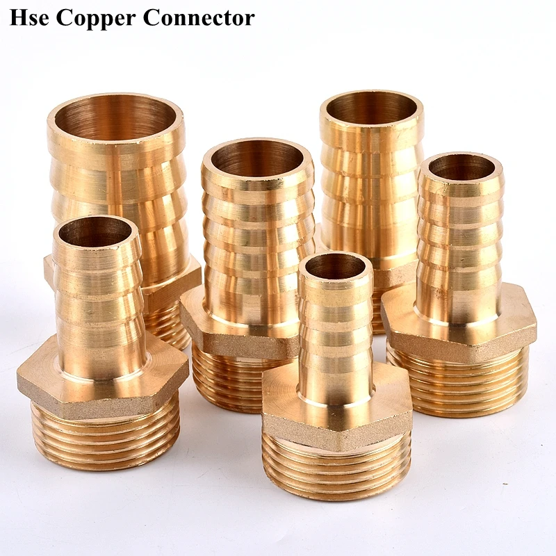 1" Male Thread To 10~32mm Pagoda Connector Brass Pipe Fittings Garden Watering Hose Barb Joint Irrigation Copper Coupler Adapter
1" Male Thread To 10~32mm Pagoda Connector Brass Pipe Fittings Garden Watering Hose Barb Joint Irrigation Copper Coupler Adapter