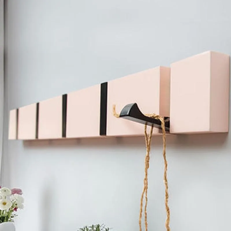 Creative wooden folding door hook clothes shelf wall hanging key holder bathroom towel hook home decoration WY
Creative wooden folding door hook clothes shelf wall hanging key holder bathroom towel hook home decoration WY