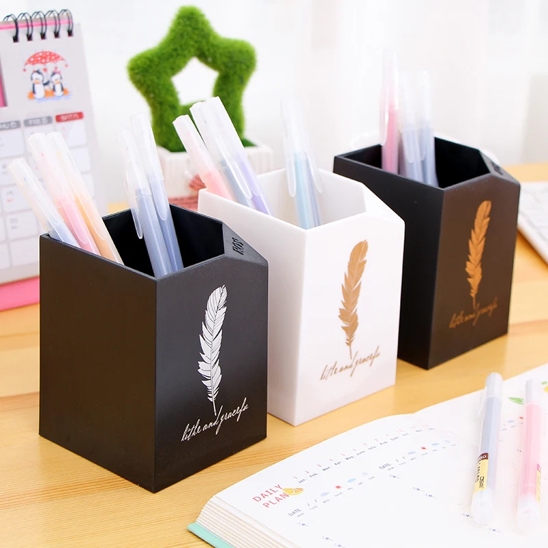 school supplies simple Korean cute square pencil holder organizer pencil organizer office accessories pen holder for desks
school supplies simple Korean cute square pencil holder organizer pencil organizer office accessories pen holder for desks