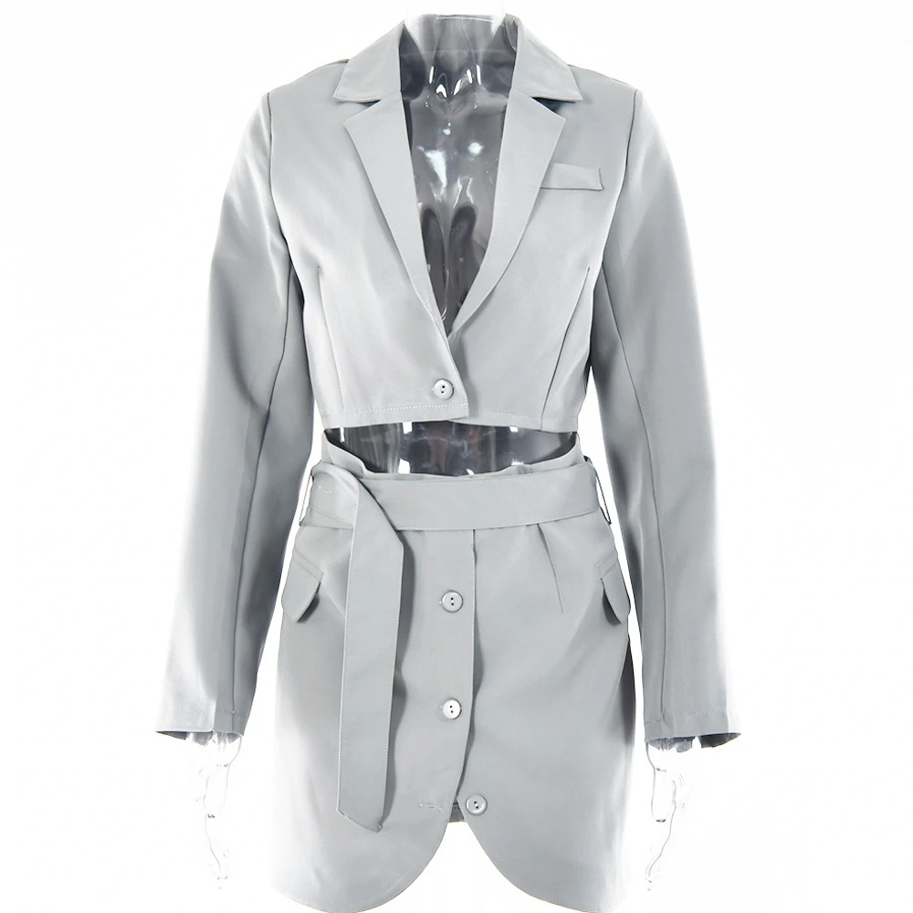 2 Piece Set Women Autumn Winter Office Lady Turn-Down Collar Long Sleeve Short Blazer And Sashes Button Skirts Sets Suits
2 Piece Set Women Autumn Winter Office Lady Turn-Down Collar Long Sleeve Short Blazer And Sashes Button Skirts Sets Suits