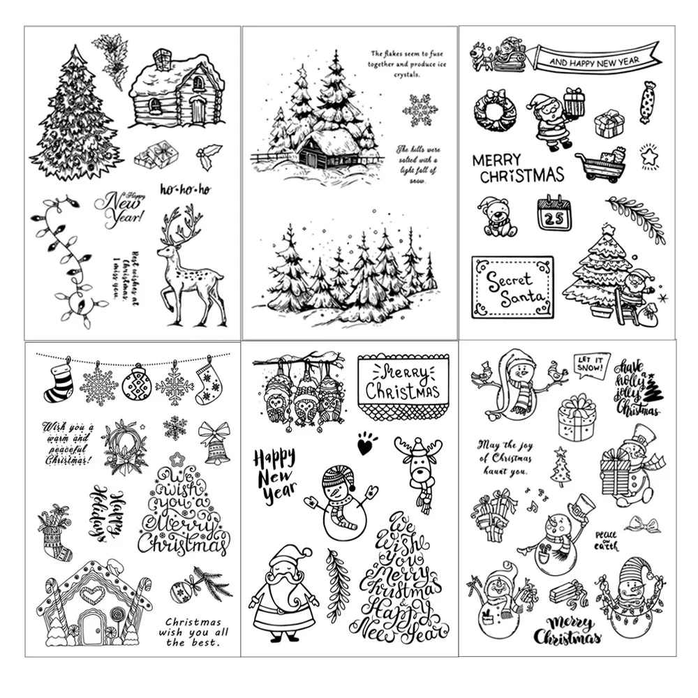 ZhuoAng Santa Claus Tree Ornament Clear Stamp / DIY scrapbook / album decoration transparent seal / seamless seal
ZhuoAng Santa Claus Tree Ornament Clear Stamp / DIY scrapbook / album decoration transparent seal / seamless seal
