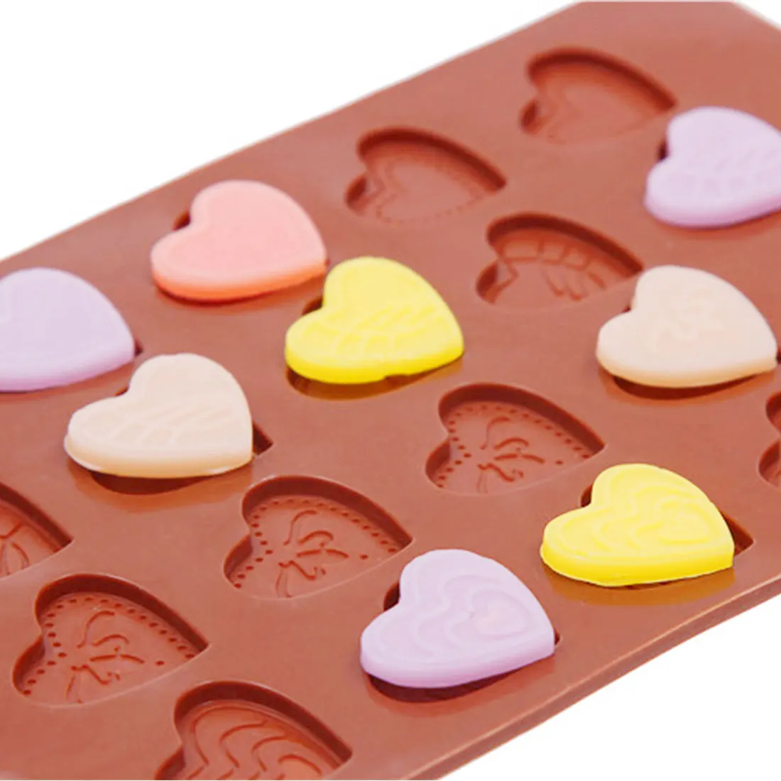 2021 New Silicone Molds for diy Love heart shape Candy Chocolate Soap Moulds Fondant Cake Decorating Tools Kitchen Bakeware
2021 New Silicone Molds for diy Love heart shape Candy Chocolate Soap Moulds Fondant Cake Decorating Tools Kitchen Bakeware