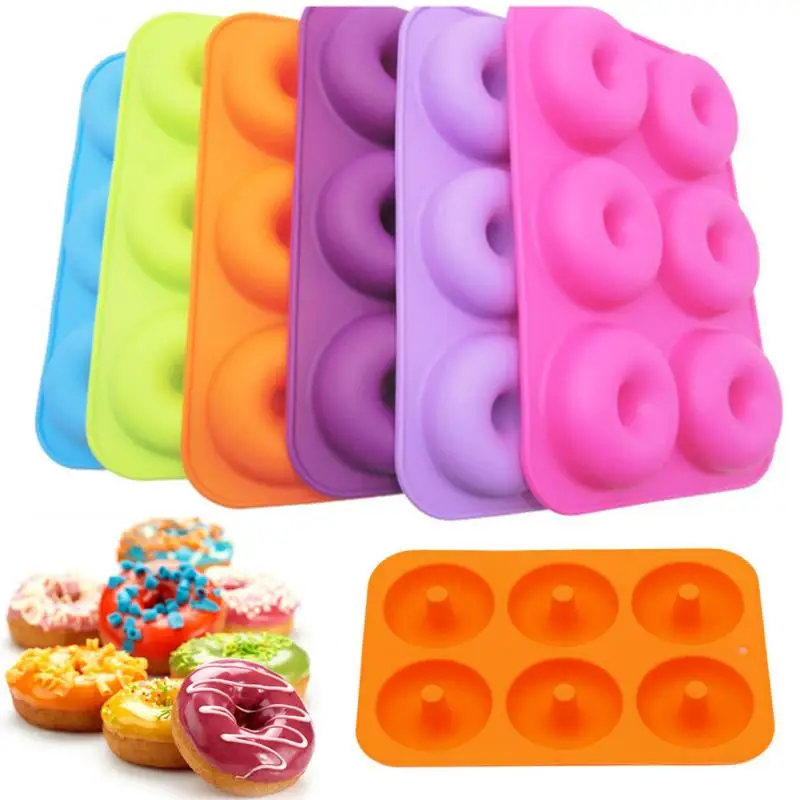 1pcs Silicone Donut Mold Baking Pan DIY Doughnuts Mould Maker Non-stick Silicone Cake Mold For Donuts Bagels Pastry Baking Tools
1pcs Silicone Donut Mold Baking Pan DIY Doughnuts Mould Maker Non-stick Silicone Cake Mold For Donuts Bagels Pastry Baking Tools