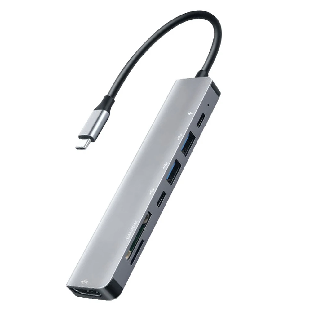 7 In 1 USB Hub Docking Station Type C Hub USB C Dock Station With PD Charge TF/SD Port Support Mac OS, Windows for Laptop Mac
7 In 1 USB Hub Docking Station Type C Hub USB C Dock Station With PD Charge TF/SD Port Support Mac OS, Windows for Laptop Mac