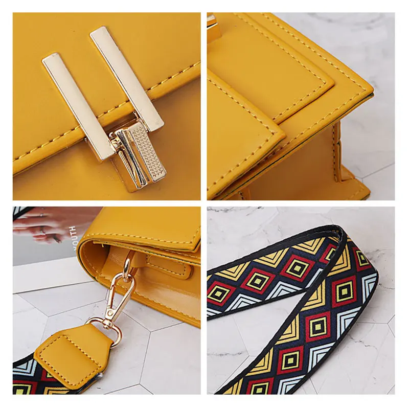 Women Fashion Shoulder Bag 2020 Korean Messenger Bag Candy Colors Wild Square Bag Multicolor Strap Trendy Female Shoulder Bags (
Women Fashion Shoulder Bag 2020 Korean Messenger Bag Candy Colors Wild Square Bag Multicolor Strap Trendy Female Shoulder Bags (
