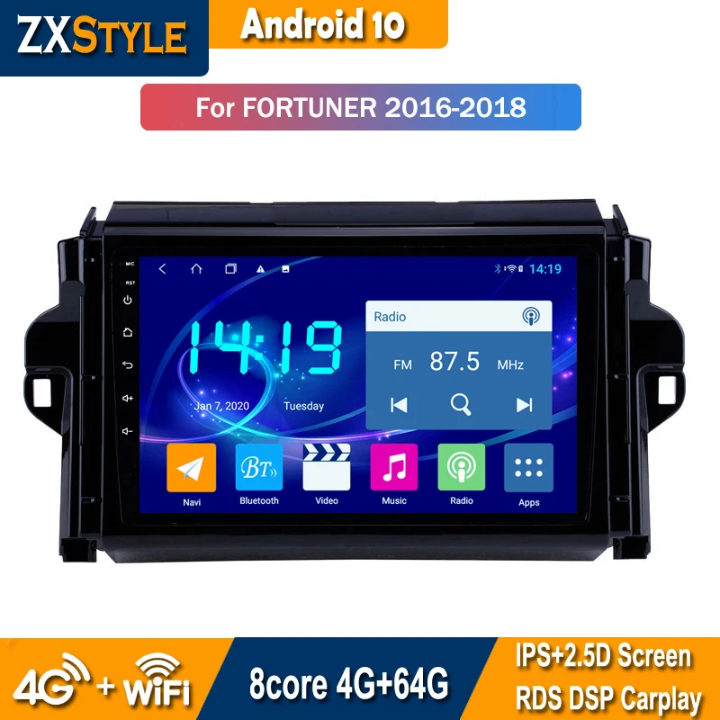 4G+64G IPS DSP CARPLAY For Toyota Fortuner 2015-2018 Car Radio Multimedia Video Player Navigation GPS Android 10
4G+64G IPS DSP CARPLAY For Toyota Fortuner 2015-2018 Car Radio Multimedia Video Player Navigation GPS Android 10