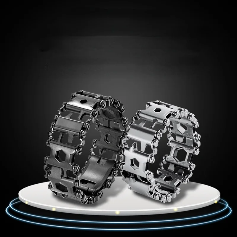 29 in 1 Multi Tool Bracelet Tread Bracelet Multifunction Tool Outdoor Bolt Driver Kits Travel Wearable Bike Multitool
29 in 1 Multi Tool Bracelet Tread Bracelet Multifunction Tool Outdoor Bolt Driver Kits Travel Wearable Bike Multitool