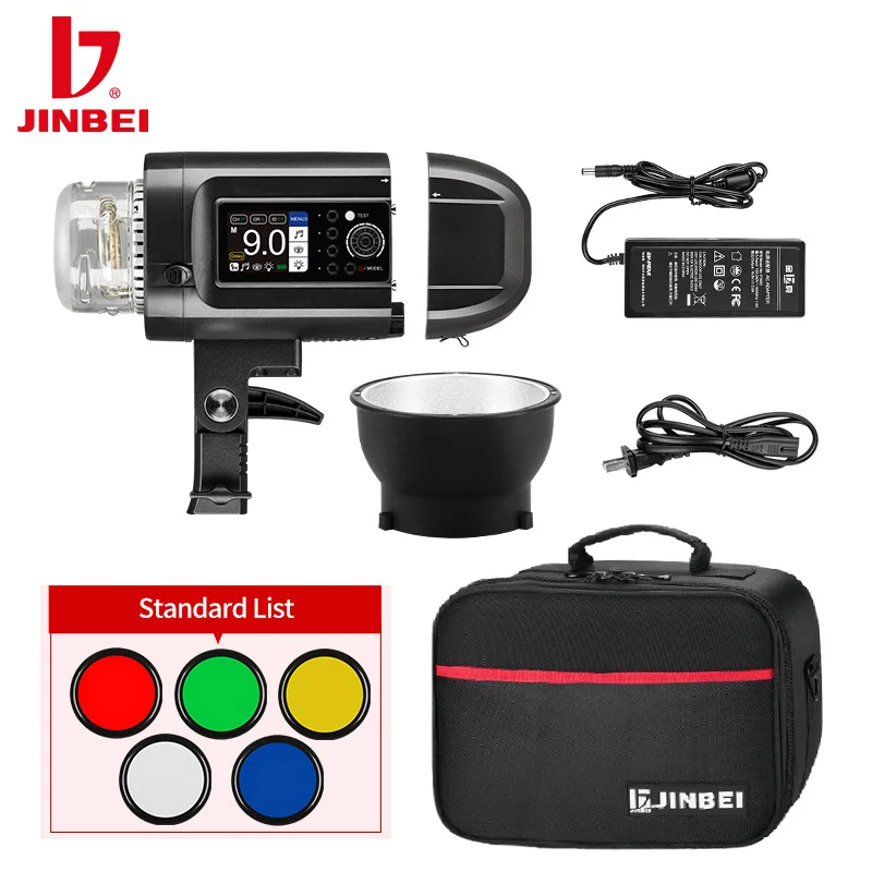 Аккумулятор JINBEI HD400Pro Monolight 0 9 s быстрая вспышка переменного/постоянного тока с
