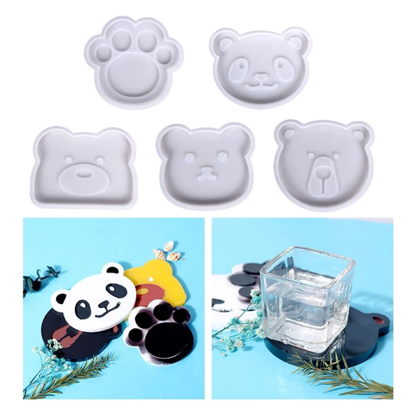 Little Bear Coaster Silicone Mold Animal Resin Coaster Mould Epoxy Casting Mould Decor for DIY Jewelry Making Mats Cups
Little Bear Coaster Silicone Mold Animal Resin Coaster Mould Epoxy Casting Mould Decor for DIY Jewelry Making Mats Cups