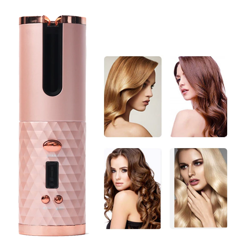USB Rechargeable Auto Ceramic Curling Iron Waver Hair Curler LED Display Curling roller Wave Automatic Rotating hair Styling
USB Rechargeable Auto Ceramic Curling Iron Waver Hair Curler LED Display Curling roller Wave Automatic Rotating hair Styling