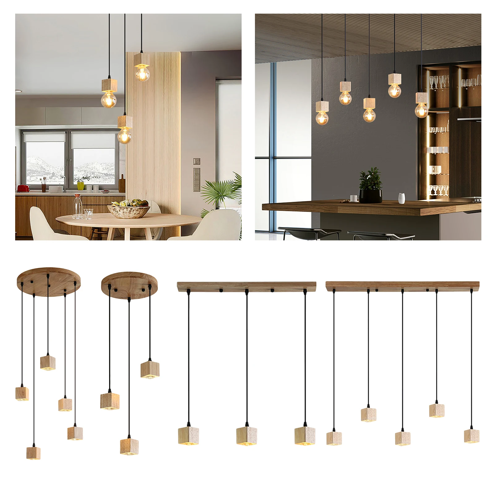 Wooden Plate Style Art Pendant Lights Restaurant Hotel Coffee Hanging Lamp Chandelier Lighting Furniture(No Light Bulb)
Wooden Plate Style Art Pendant Lights Restaurant Hotel Coffee Hanging Lamp Chandelier Lighting Furniture(No Light Bulb)