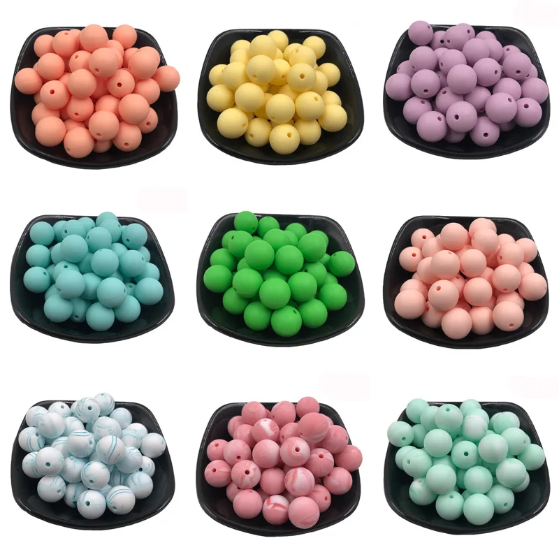 50Pcs Baby Silicone Teether 19mm Food Grade Beads BPA Free Silicone Teething Beads DIY Jewelry Necklace Nursing Accessories Gift
50Pcs Baby Silicone Teether 19mm Food Grade Beads BPA Free Silicone Teething Beads DIY Jewelry Necklace Nursing Accessories Gift