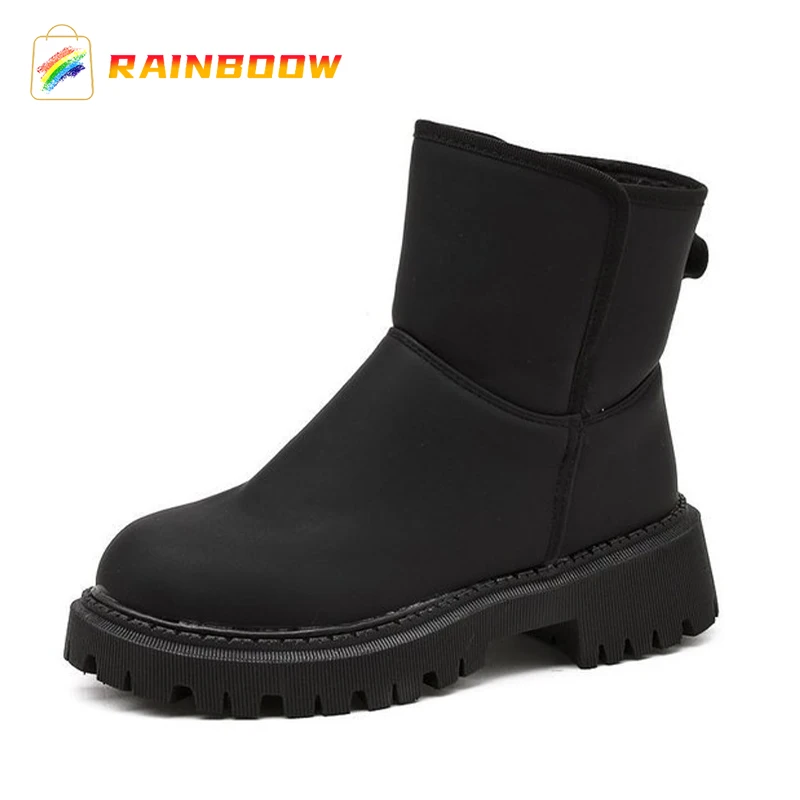 Women's Winter Boots Warm Fur Snow Boots 2022 New Flats Ankle Women Shoes Chunky Plush High Boots Botas De Mujer Otoño Invierno
Women's Winter Boots Warm Fur Snow Boots 2022 New Flats Ankle Women Shoes Chunky Plush High Boots Botas De Mujer Otoño Invierno