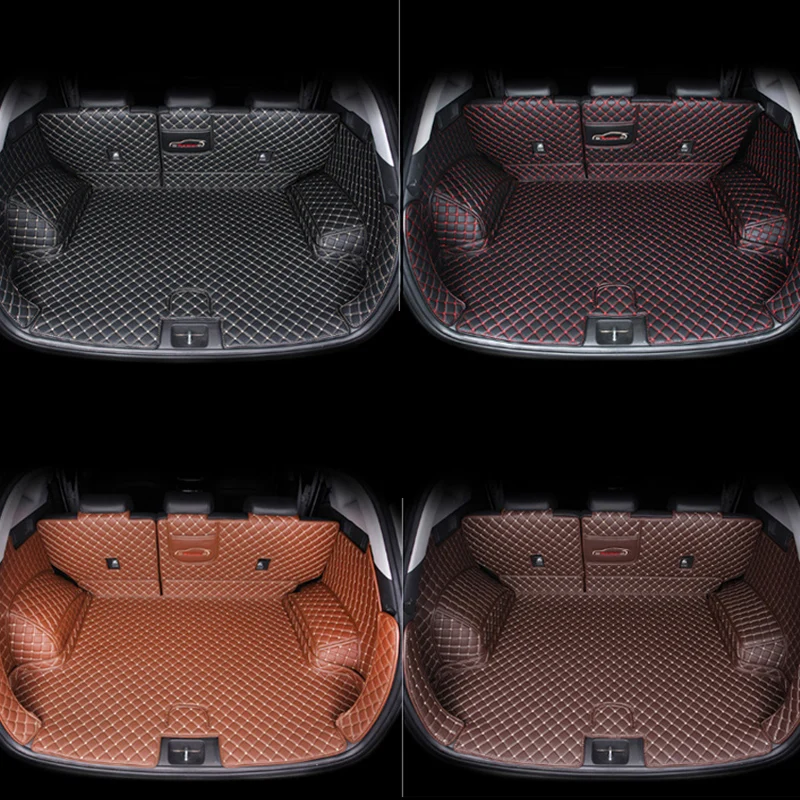 Кожаный коврик для багажника автомобиля hyundai tucson 2016 2017 2018 2019 2020 внедорожник