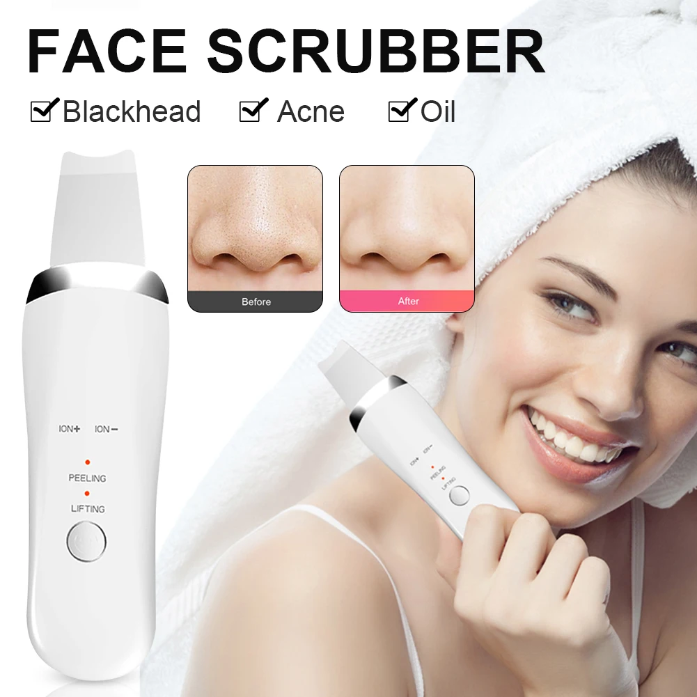 Skin Scrubber Facial Deep Cleaning Pore Cleaner Acne Blackhead Remover with 4 Modes Skin Spatula Skin Care Tools Scrubber
Skin Scrubber Facial Deep Cleaning Pore Cleaner Acne Blackhead Remover with 4 Modes Skin Spatula Skin Care Tools Scrubber