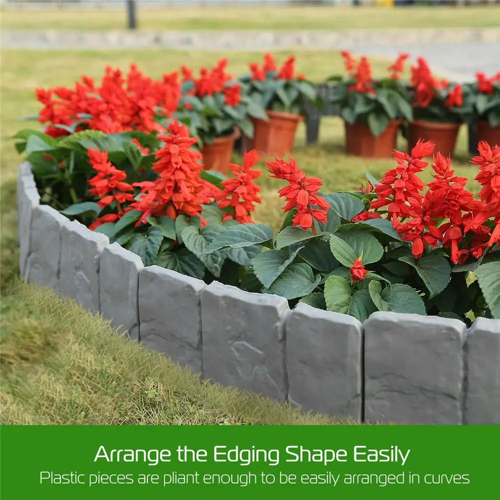 20PCS Imitation Stone Fence Gardening Grounding Fence Folding Garden Border Edging DIY Decorative Lawn Yard Flower Bed Decor
20PCS Imitation Stone Fence Gardening Grounding Fence Folding Garden Border Edging DIY Decorative Lawn Yard Flower Bed Decor