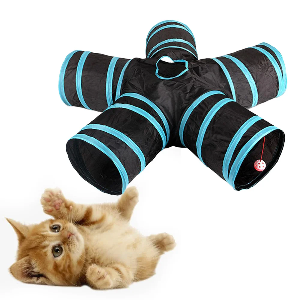1Pc Foldable Pet Animal Tunnels 5 Way Tubes with Crinkle Playing for Dogs Cats Guinea Rabbits
1Pc Foldable Pet Animal Tunnels 5 Way Tubes with Crinkle Playing for Dogs Cats Guinea Rabbits