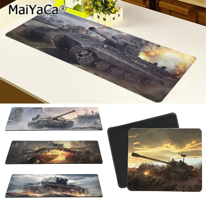 MaiYaCa высокое качество Мир танков игра DIY дизайн игровой с узором коврик для мыши