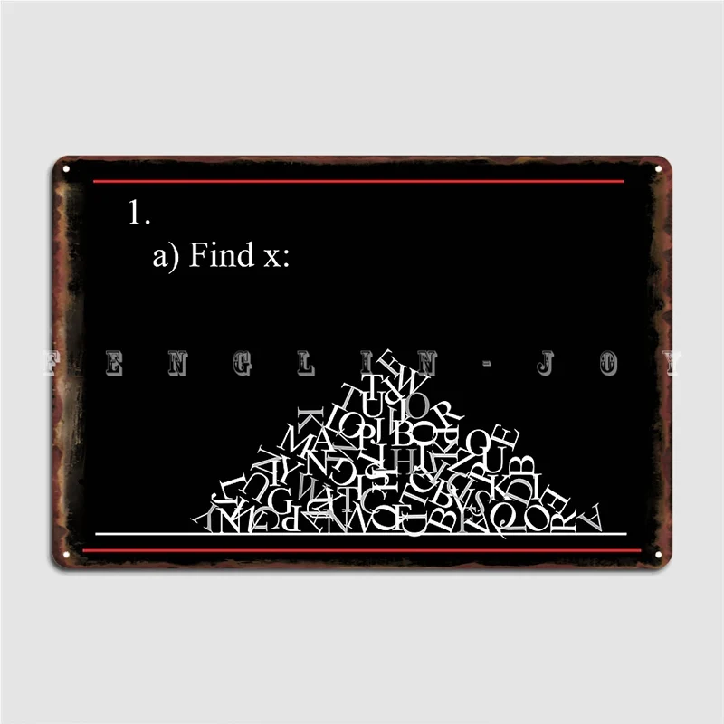 Математическая проблема, металлический знак, кинотеатр, гараж, гостиная, дизайн, Настенный декор, оловянный знак, плакат
Математическая проблема, металлический знак, кинотеатр, гараж, гостиная, дизайн, Настенный декор, оловянный знак, плакат