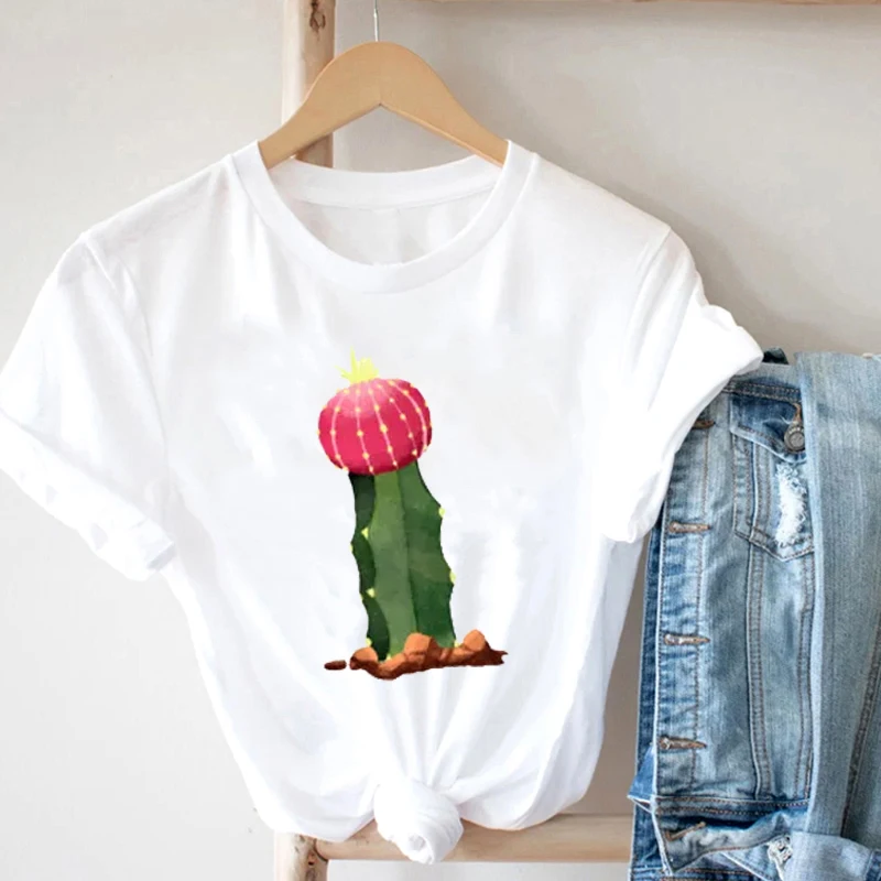 Francais Fashion T-Shirt for Girl Summer Cartoon Tie-Dye Cactus White T-Shirt for Women Harajuku Style Clothing Women Plus Size
Francais Fashion T-Shirt for Girl Summer Cartoon Tie-Dye Cactus White T-Shirt for Women Harajuku Style Clothing Women Plus Size