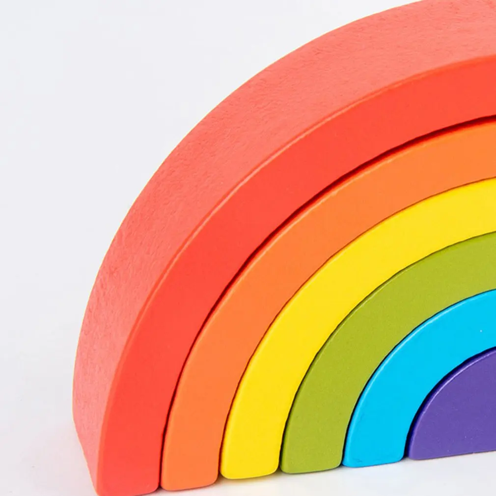 Wooden toys DIY assembled house rainbow building blocks set children Montessori early learning stacked balance educational toys
Wooden toys DIY assembled house rainbow building blocks set children Montessori early learning stacked balance educational toys