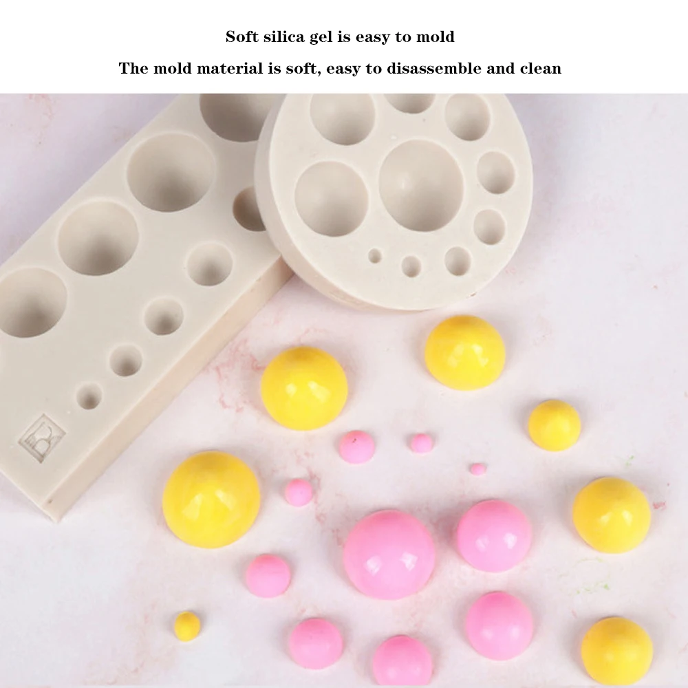 DIY Baking Candy Machine Mousse Mold Round Cake Mold Hemispherical Silicone Chocolate Mold Dessert Mold DIY Decorative Cake 
DIY Baking Candy Machine Mousse Mold Round Cake Mold Hemispherical Silicone Chocolate Mold Dessert Mold DIY Decorative Cake