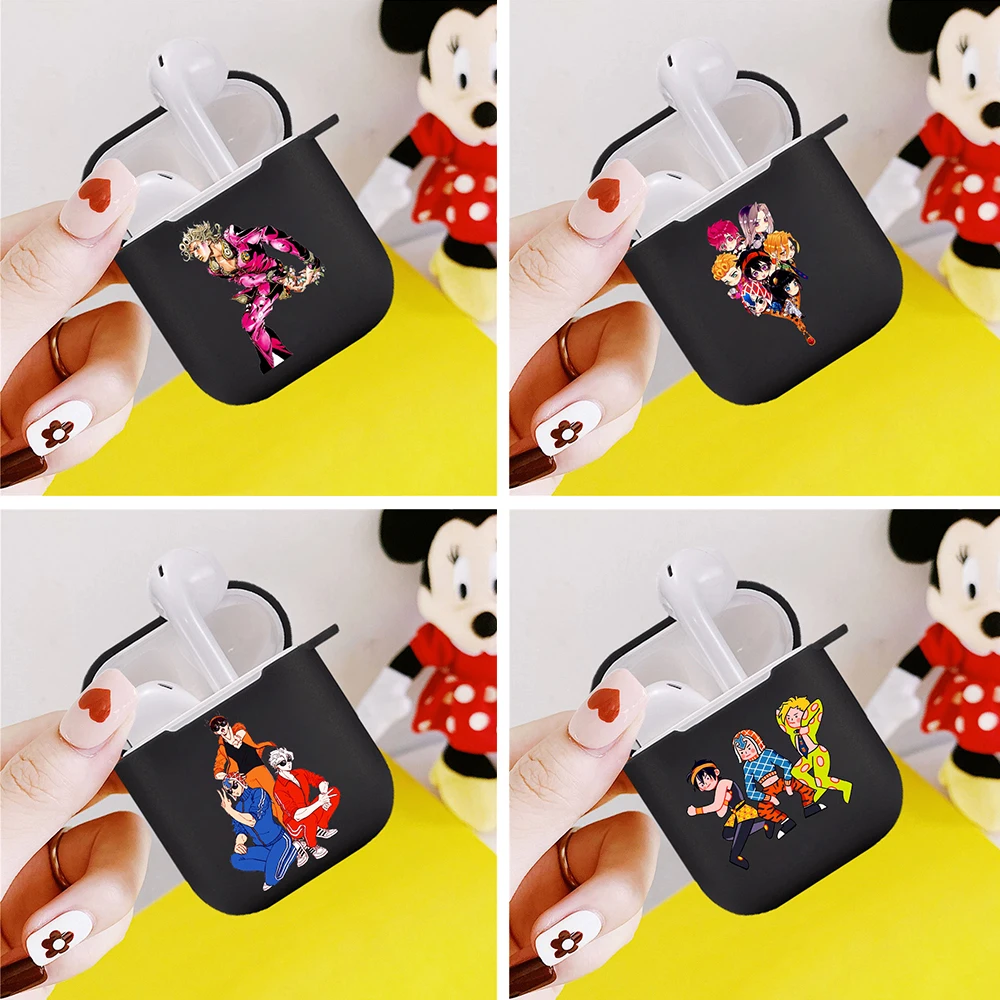 JOJO 39 s Bizarre Adventure Japanese Anime Soft Case For AirPods 2 1 Black Silicone Wireless Bluetooth Earphone Box Matte Cover
JOJO 39 s Bizarre Adventure Japanese Anime Soft Case For AirPods 2 1 Black Silicone Wireless Bluetooth Earphone Box Matte Cover