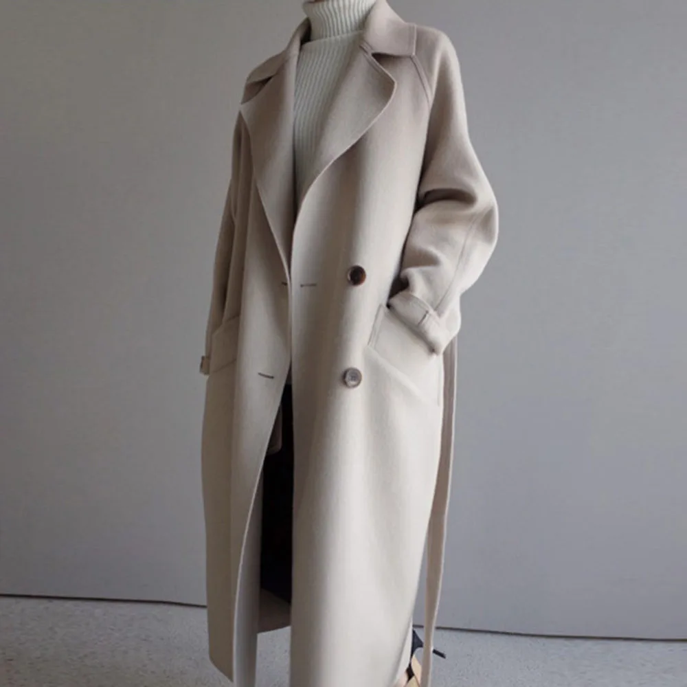 Женская новая осенняя куртка с длинными рукавами однотонная прямая в
