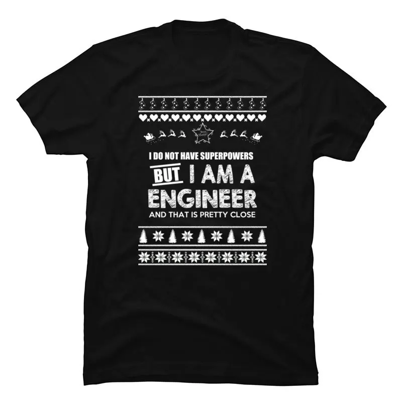 Большие скидки мужские футболки с надписью Merry Christmas Engineer Programmer IT топы рубашки