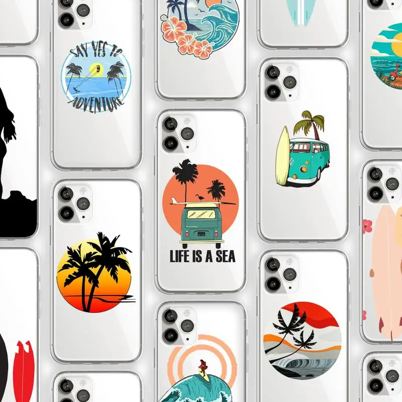 Sea wave surf summer surfing ocean Phone Case Transparent soft For iphone 12 11 13 7 8 6 s plus x xs xr pro max mini
Sea wave surf summer surfing ocean Phone Case Transparent soft For iphone 12 11 13 7 8 6 s plus x xs xr pro max mini