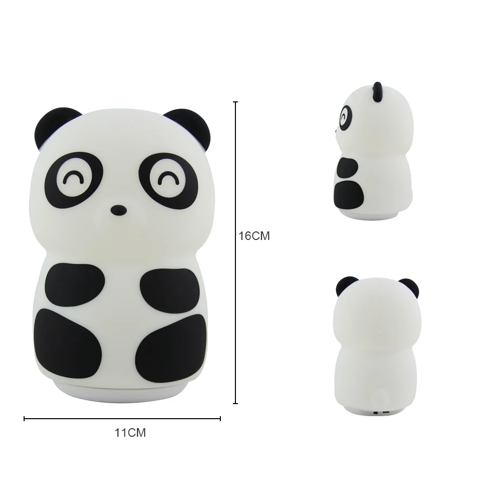 Night Light LED Cute Panda Touch Silicone Kids Gifts USB Rechargeable Bedroom Sleeping Lamp
Night Light LED Cute Panda Touch Silicone Kids Gifts USB Rechargeable Bedroom Sleeping Lamp