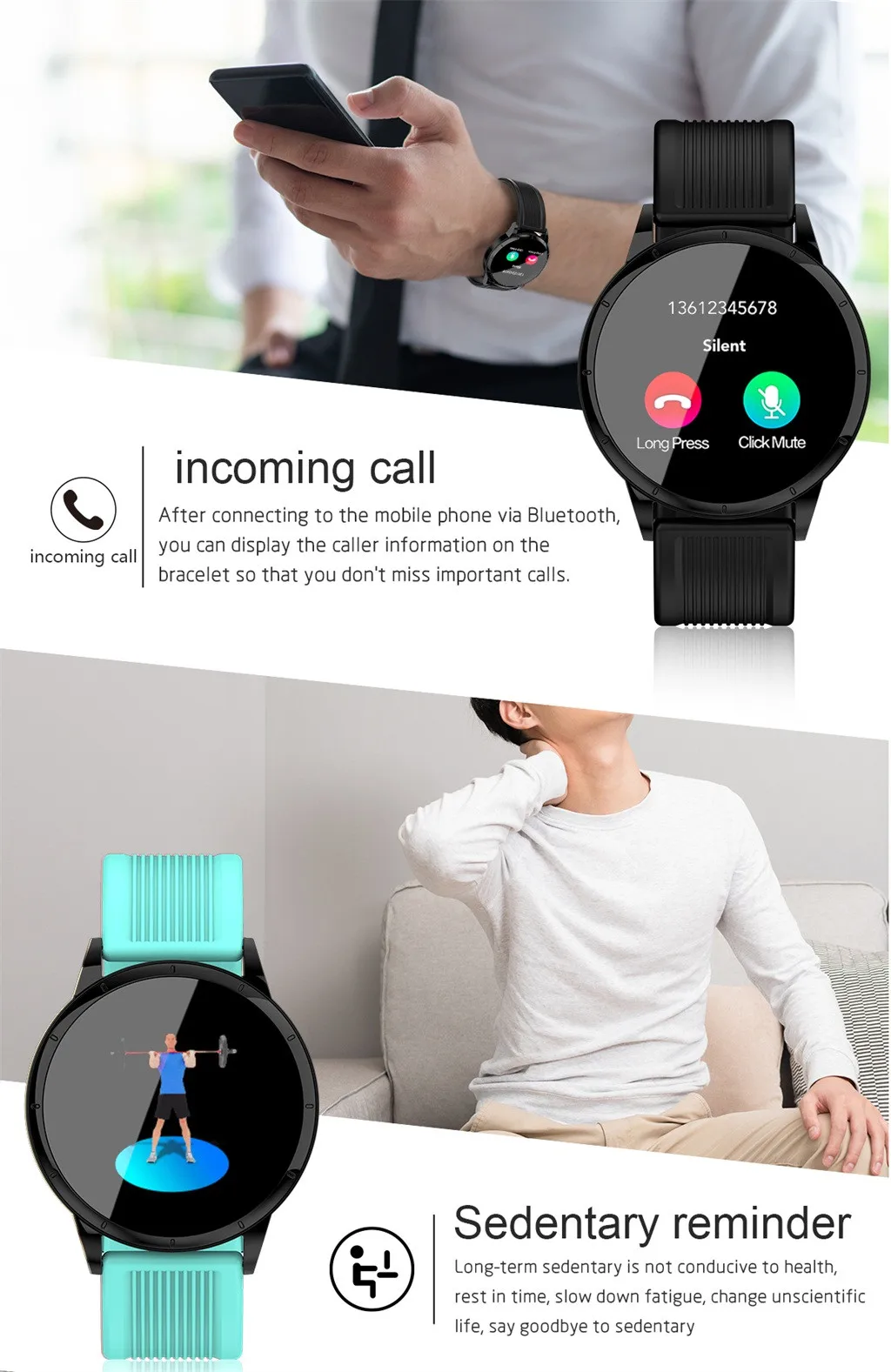 MK07 multifunctional watch sports fitness sleep monitoring men and women the same luxury waterproof boutique E
MK07 multifunctional watch sports fitness sleep monitoring men and women the same luxury waterproof boutique E