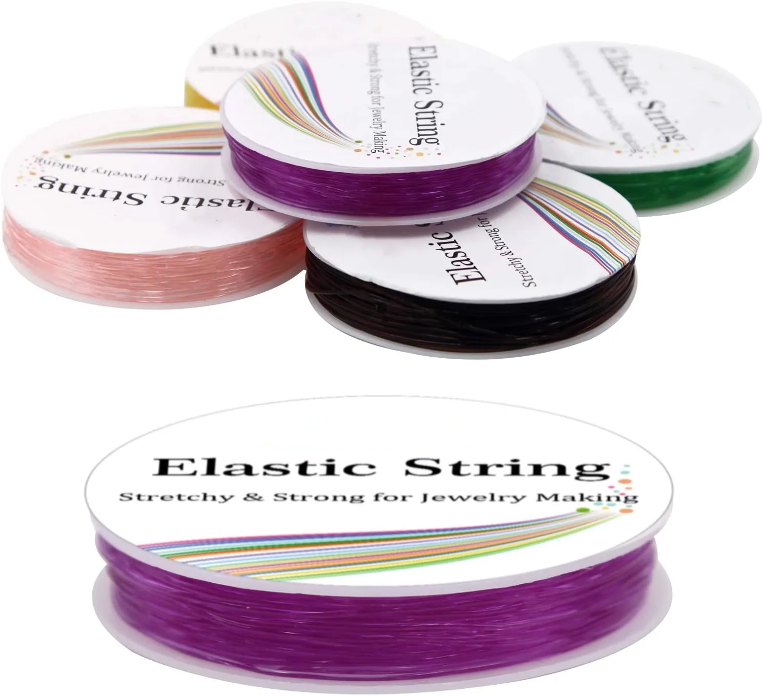 Elastic String Elastic Cord Stretchy Bracelet String Bead Cord for Bracelet, Beading Jewelry Making
Elastic String Elastic Cord Stretchy Bracelet String Bead Cord for Bracelet, Beading Jewelry Making