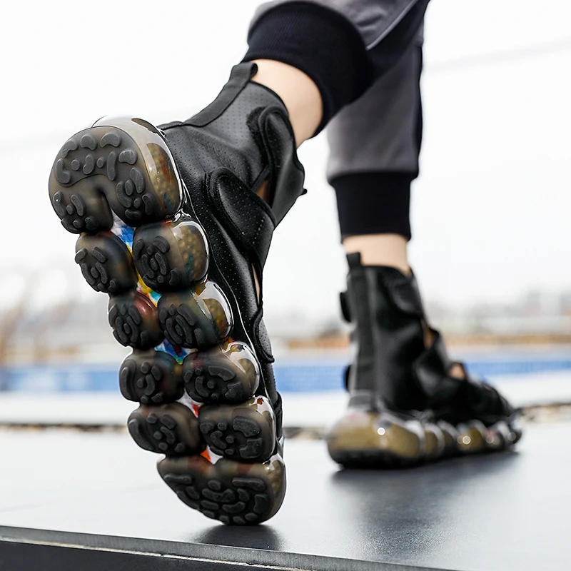 2021 Men's Summer Shoes PU Vamp High Top Velcro Men Sandals Fashion Casual Men Sneakers Comfortable Non-Slip Platform Shoes
2021 Men's Summer Shoes PU Vamp High Top Velcro Men Sandals Fashion Casual Men Sneakers Comfortable Non-Slip Platform Shoes