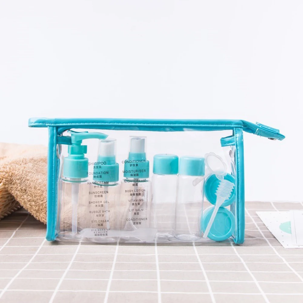 10Pcs/Set Travel Cosmetic Bottle Kit Portable Empty Lotion Makeup Container Spray Bottle Portable Refillable Empty Makeup
10Pcs/Set Travel Cosmetic Bottle Kit Portable Empty Lotion Makeup Container Spray Bottle Portable Refillable Empty Makeup