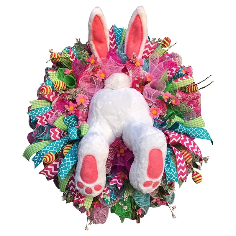 Easter Bunny Door Decor, Easter Bunny Butt Wreath Front Door Decorations Spring Outdoor Indoor Hanging Wreath
Easter Bunny Door Decor, Easter Bunny Butt Wreath Front Door Decorations Spring Outdoor Indoor Hanging Wreath
