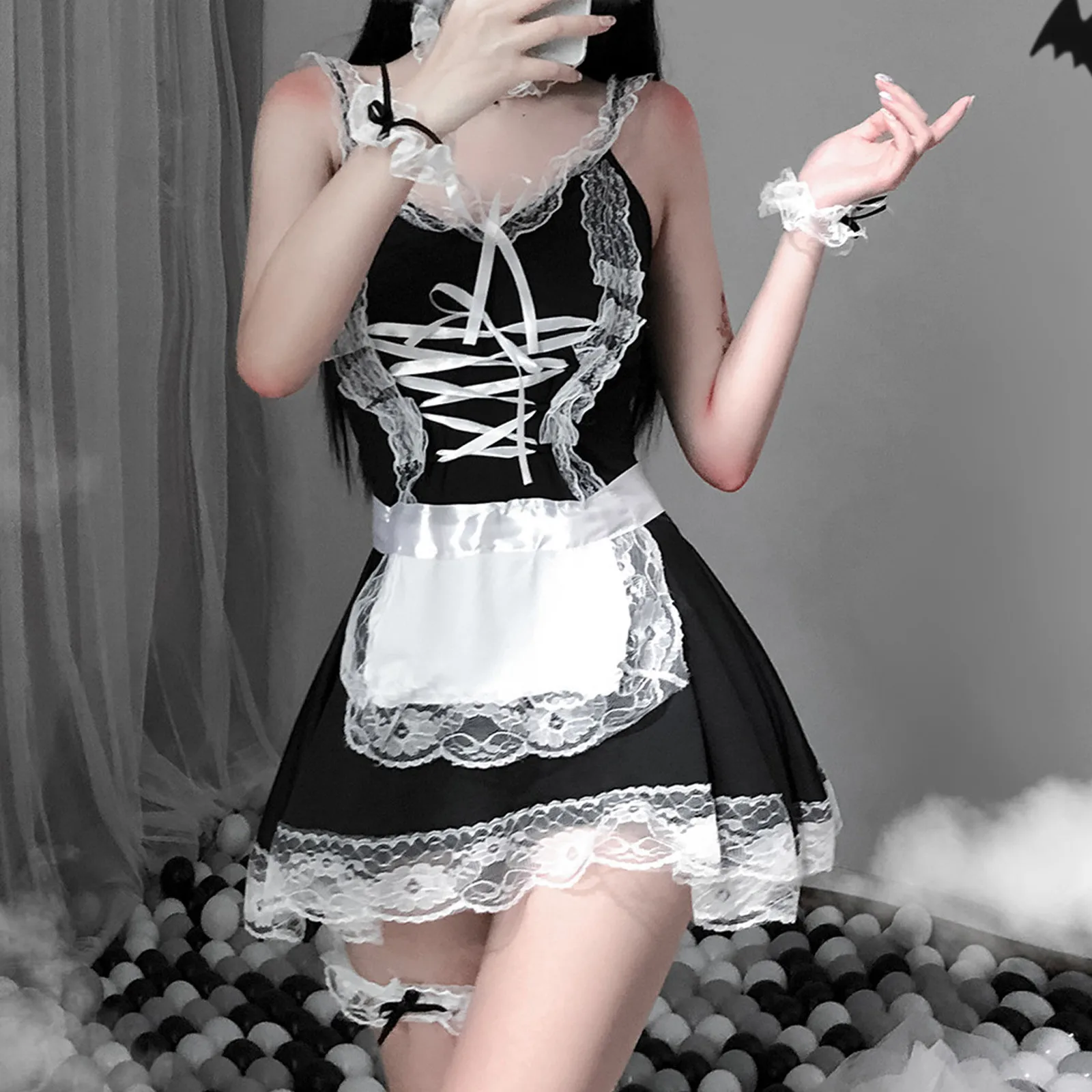 Women Dress Uniform Play Cute Women Sexy Lingerie Cosplay Costumes Maid Servant Anime Role Play Party Stage Lolita Clothing
Women Dress Uniform Play Cute Women Sexy Lingerie Cosplay Costumes Maid Servant Anime Role Play Party Stage Lolita Clothing