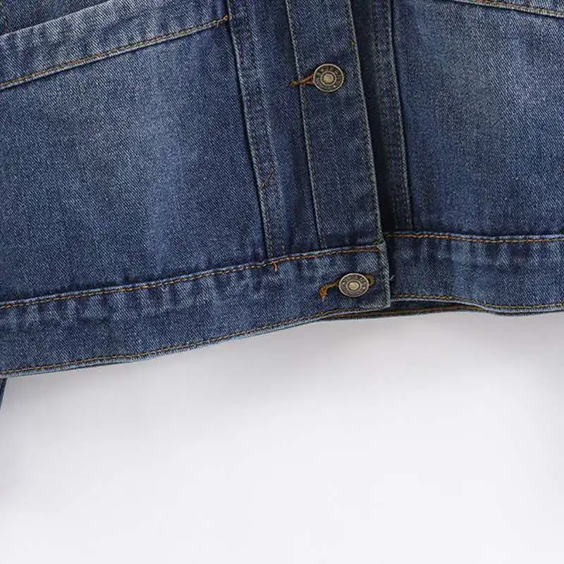 MAZEROUT Solid Turn-down Collar Jean Jacket for Women Loose Casual Pocket Women Coats Female outwear Denim Oversize 5XL 110KG
MAZEROUT Solid Turn-down Collar Jean Jacket for Women Loose Casual Pocket Women Coats Female outwear Denim Oversize 5XL 110KG