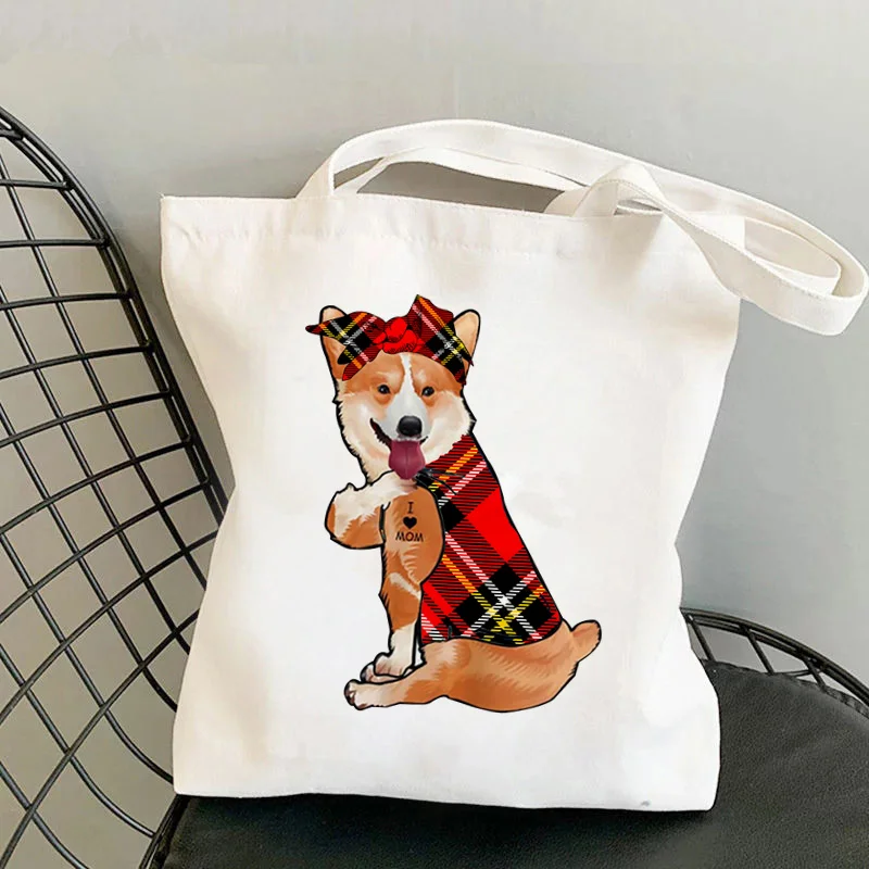 2021 клетчатые банданы Shopper, коргис, собака, я люблю маму, сумка-тоут с принтом, женская сумка, Женская холщовая сумка-шоппер на плечо для девуше...
2021 клетчатые банданы Shopper, коргис, собака, я люблю маму, сумка-тоут с принтом, женская сумка, Женская холщовая сумка-шоппер на плечо для девуше...
