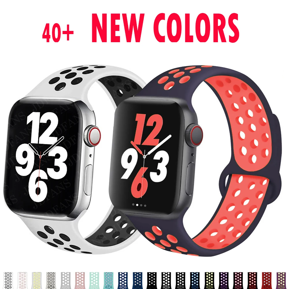 Strap for apple watch band 44mm 42mm iwatch band 38mm 40mm Silicone Sport belt bracelet correa apple Watch series 6 se 5 4 3
Strap for apple watch band 44mm 42mm iwatch band 38mm 40mm Silicone Sport belt bracelet correa apple Watch series 6 se 5 4 3
