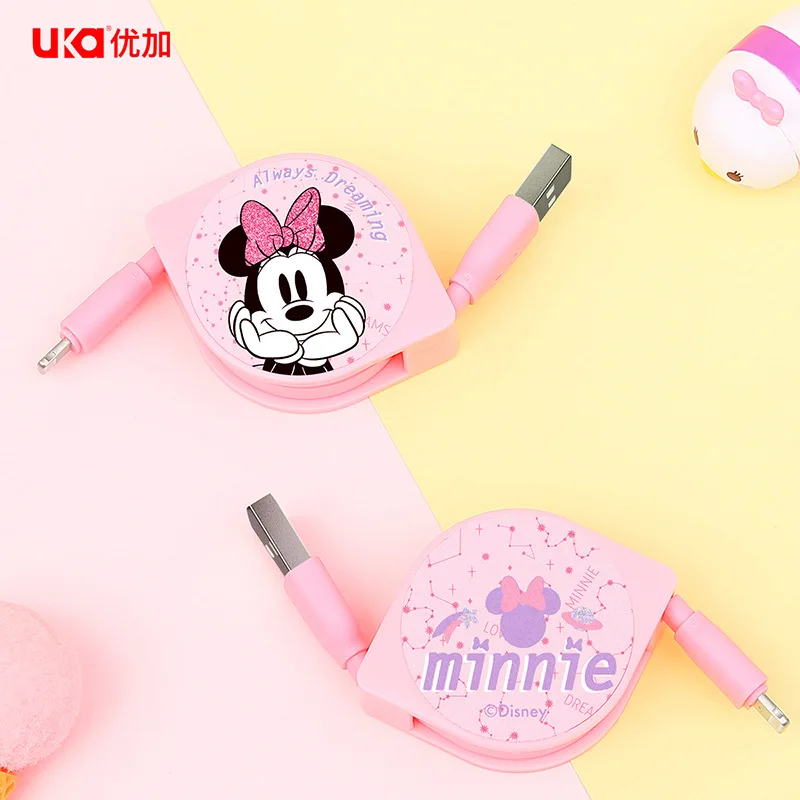 Disney data cable for iPhone x fast charging cable typec cute Mickey Minnie retractable data cable 
Disney data cable for iPhone x fast charging cable typec cute Mickey Minnie retractable data cable