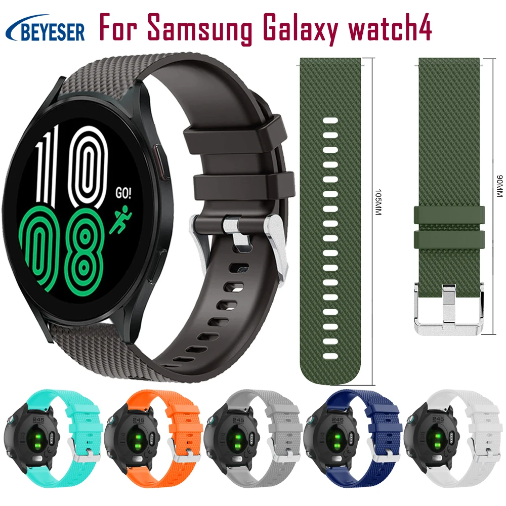 Ремешок силиконовый для Samsung Galaxy Watch 4 40 44 мм, универсальный Воздухопроницаемый сменный Браслет для классических часов 42 46 мм, 20 мм
Ремешок силиконовый для Samsung Galaxy Watch 4 40 44 мм, универсальный Воздухопроницаемый сменный Браслет для классических часов 42 46 мм, 20 мм