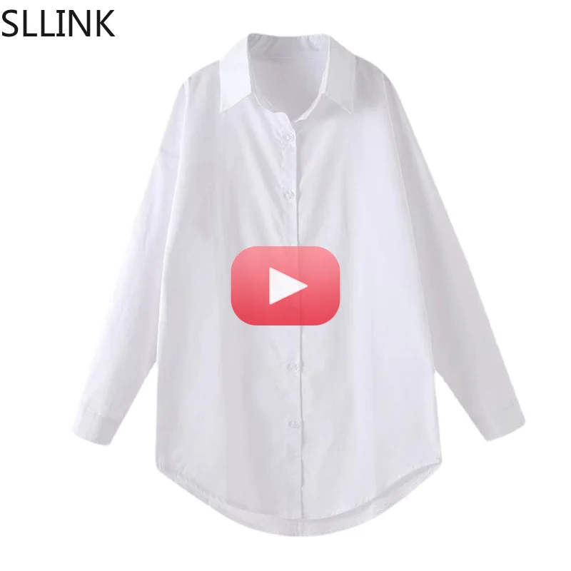 White Shirt Women's Mid-Length Long Sleeve Korean Style Loose Versatile Student Spring Bottoming BF Shirt Large Size
White Shirt Women's Mid-Length Long Sleeve Korean Style Loose Versatile Student Spring Bottoming BF Shirt Large Size