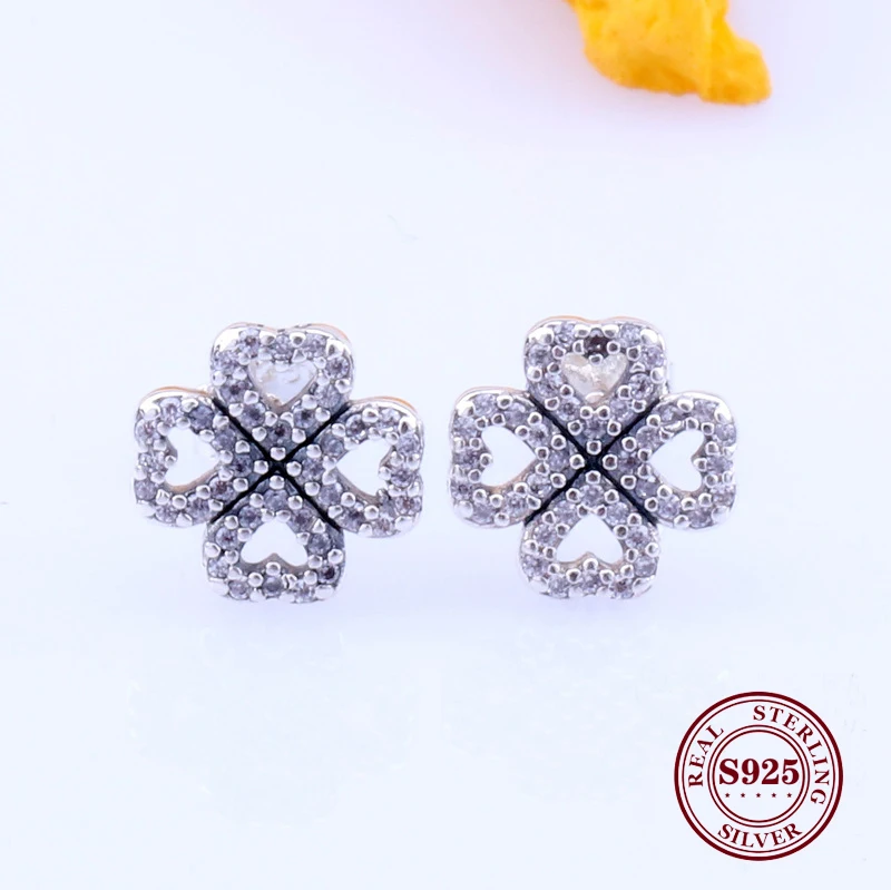 DoDoFly Original 925 Sterling Silver Flower Four Leaf Earrings Lucky Four Leaf Grass Earrings For Women Gift Jewelry
DoDoFly Original 925 Sterling Silver Flower Four Leaf Earrings Lucky Four Leaf Grass Earrings For Women Gift Jewelry
