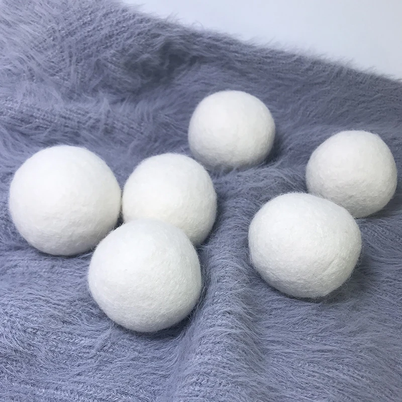 6pcs/pack Laundry Clean Ball Reusable Natural Organic Laundry Fabric Softener Ball Premium Organic Wool Dryer Balls
6pcs/pack Laundry Clean Ball Reusable Natural Organic Laundry Fabric Softener Ball Premium Organic Wool Dryer Balls